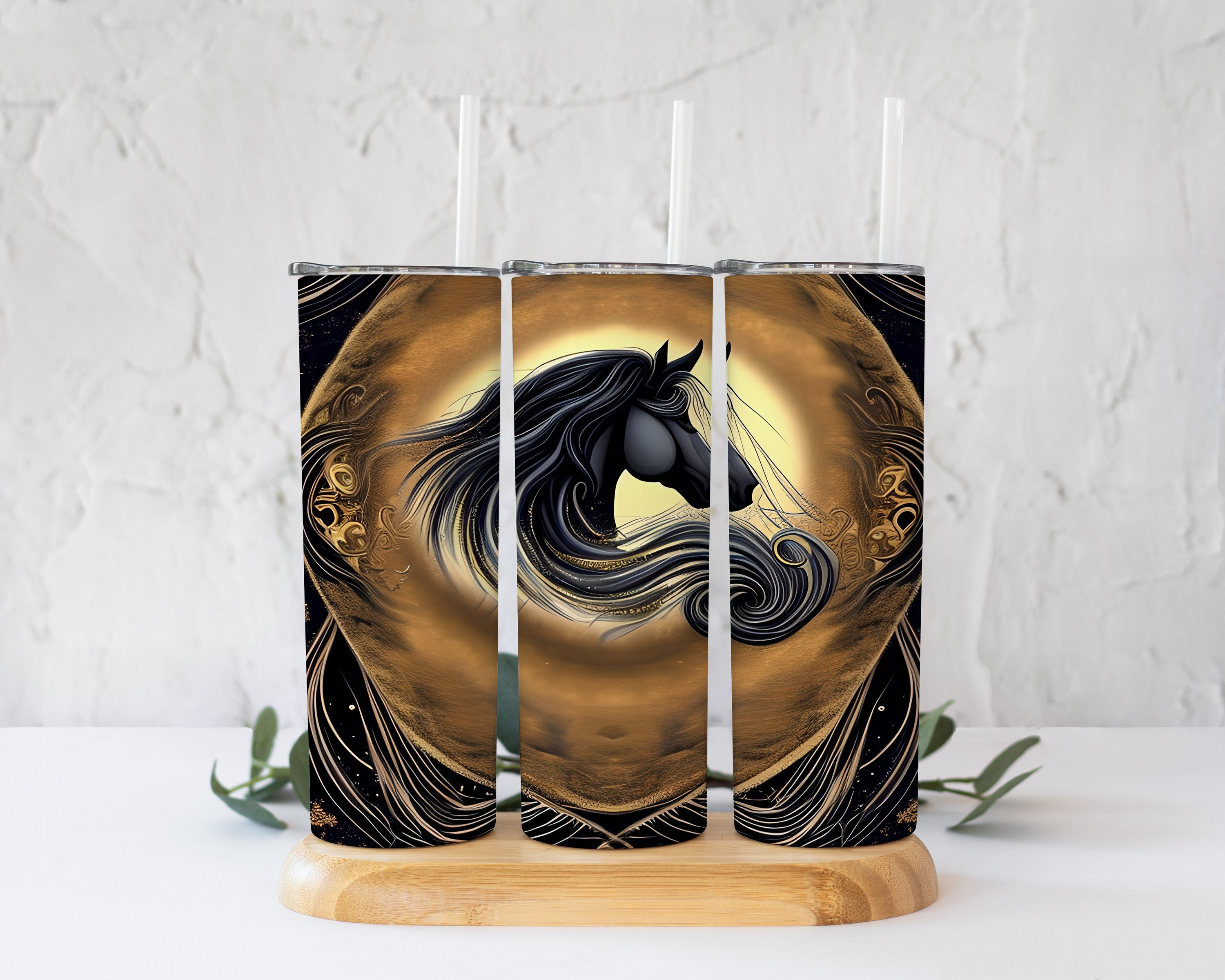 Tumbler black Horse main image 0