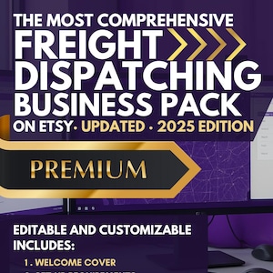 Complete Freight Dispatching Carrier Agreement Bundle, Plus Massive Free Bonus Packet and Professional Templates. Updated for 2025 Buy Now!