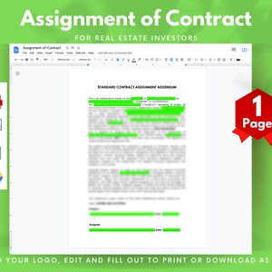 Opdrachtcontract beleggen in onroerend goed voor groothandel (pdf en Word)