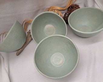 Schüssel Schale Keramik Müslischüssel Salatschüssel Suppenschüssel Bowl in Patina Steinzeug