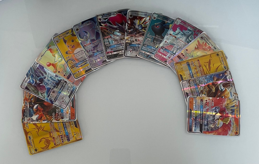 10 Pokémon GX Holographic Cards Perfect for Birthdays - Etsy