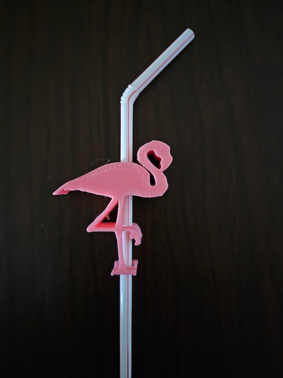 Flamingo Straw Topper 