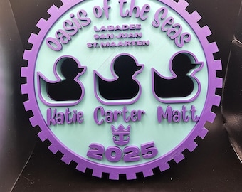 The Original Cruise Cabin Door Duck Sign