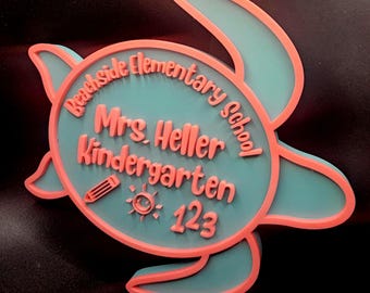 Teacher Classroom Door Sign