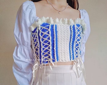 Scarlett Lace Top Crochet Written Pattern (PDF Only)
