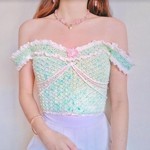 Tiana Top Crochet Written Pattern (PDF Only)