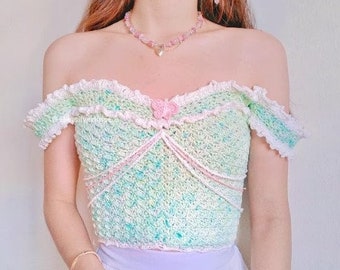 Tiana Top Crochet Written Pattern (PDF Only)