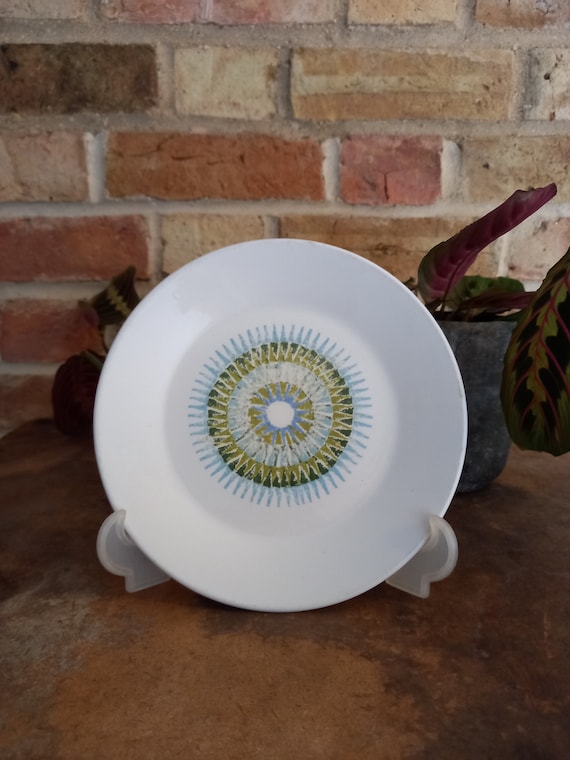 J & G Meakin Studio "Aztec" side plates x 2