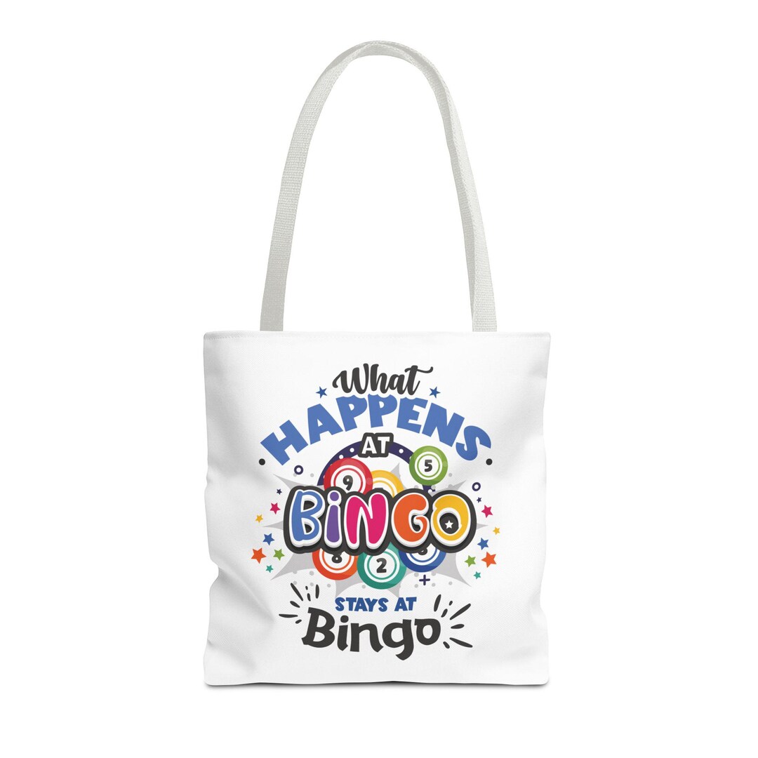 Bingo Night Tote Bag, Fun Bingo Accessories, Game Night Gift, What ...