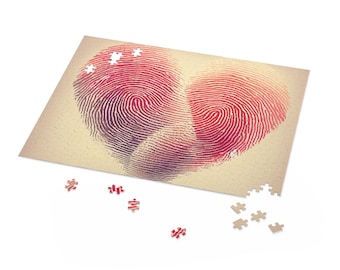 Unity of Hearts: Fingerprint Puzzle