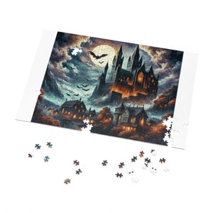 Gothic Mysteries: Dracula&#39;s Haunting Realm Puzzle