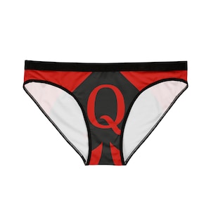 Women&#39;s Underwear, Queen Of Spades BBC lovers, Sexy Lingerie, Hotwife Gift, Cuckold Costume, Adult Roleplay, Intimate Apparel