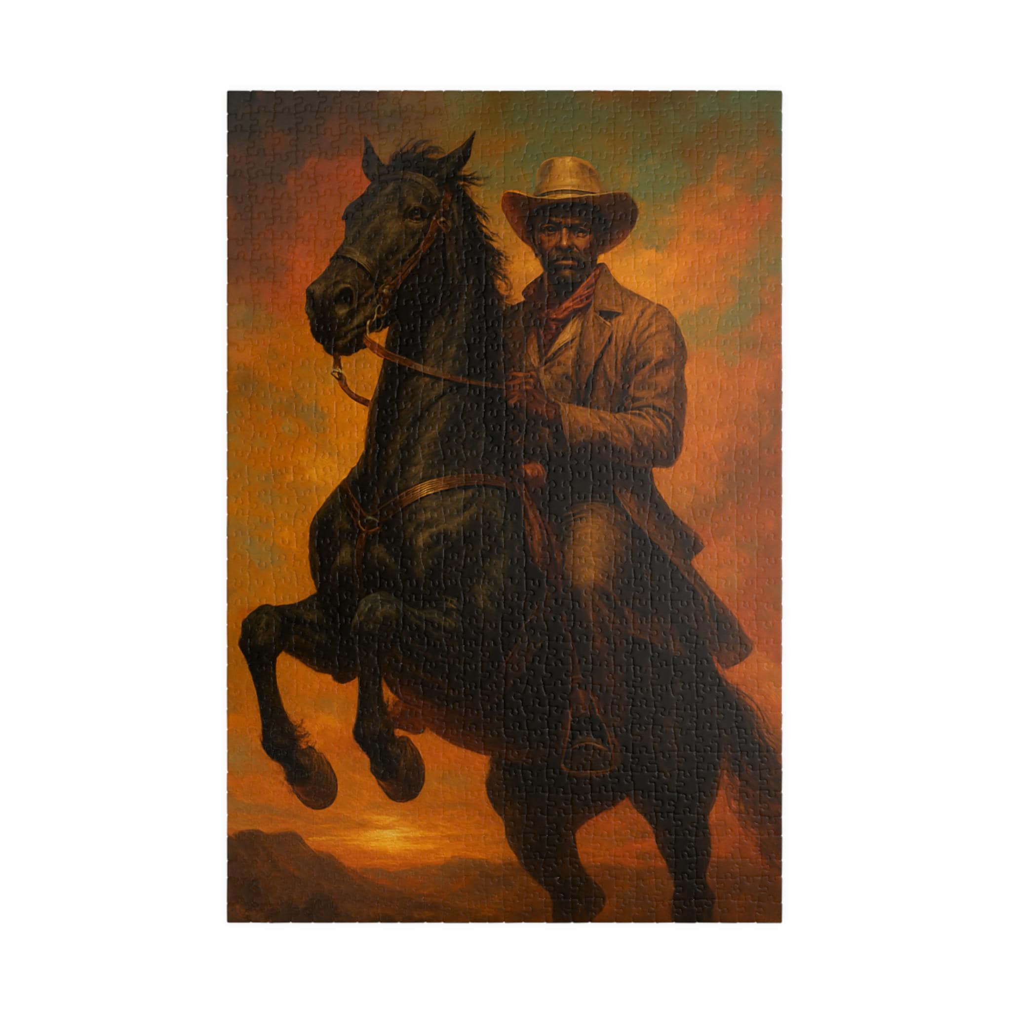 Ensemble Têtière Western En Cuir Pour Cheval - Mousm, Marron, Fait Main Inde