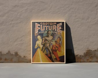 Captain Future Print | Vintage Movie Poster | the Big Bang Theory