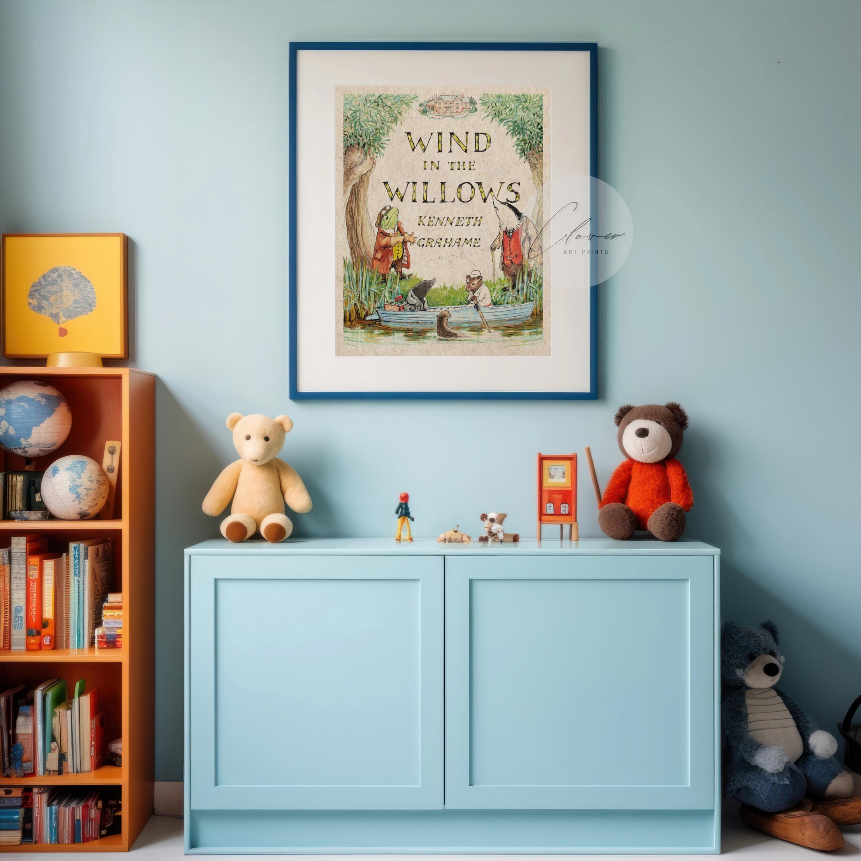 The Wind in the Willows Book Cover Art Print | Bookish Gift for Book ...