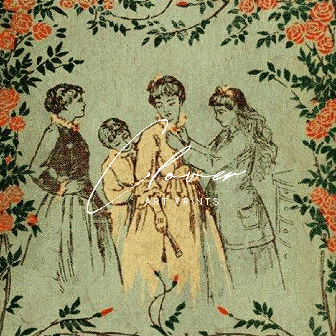 Little Women Book Cover Art Print Bookish Gift for Book - Etsy