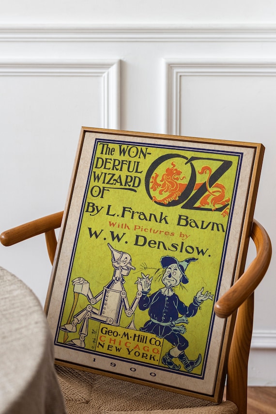 The Wonderful Wizard of OZ Cover Art Print | Bookish Gift for Book