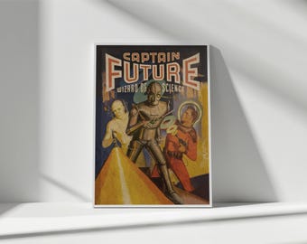 Captain Future Print | Vintage Movie Poster | the Big Bang Theory