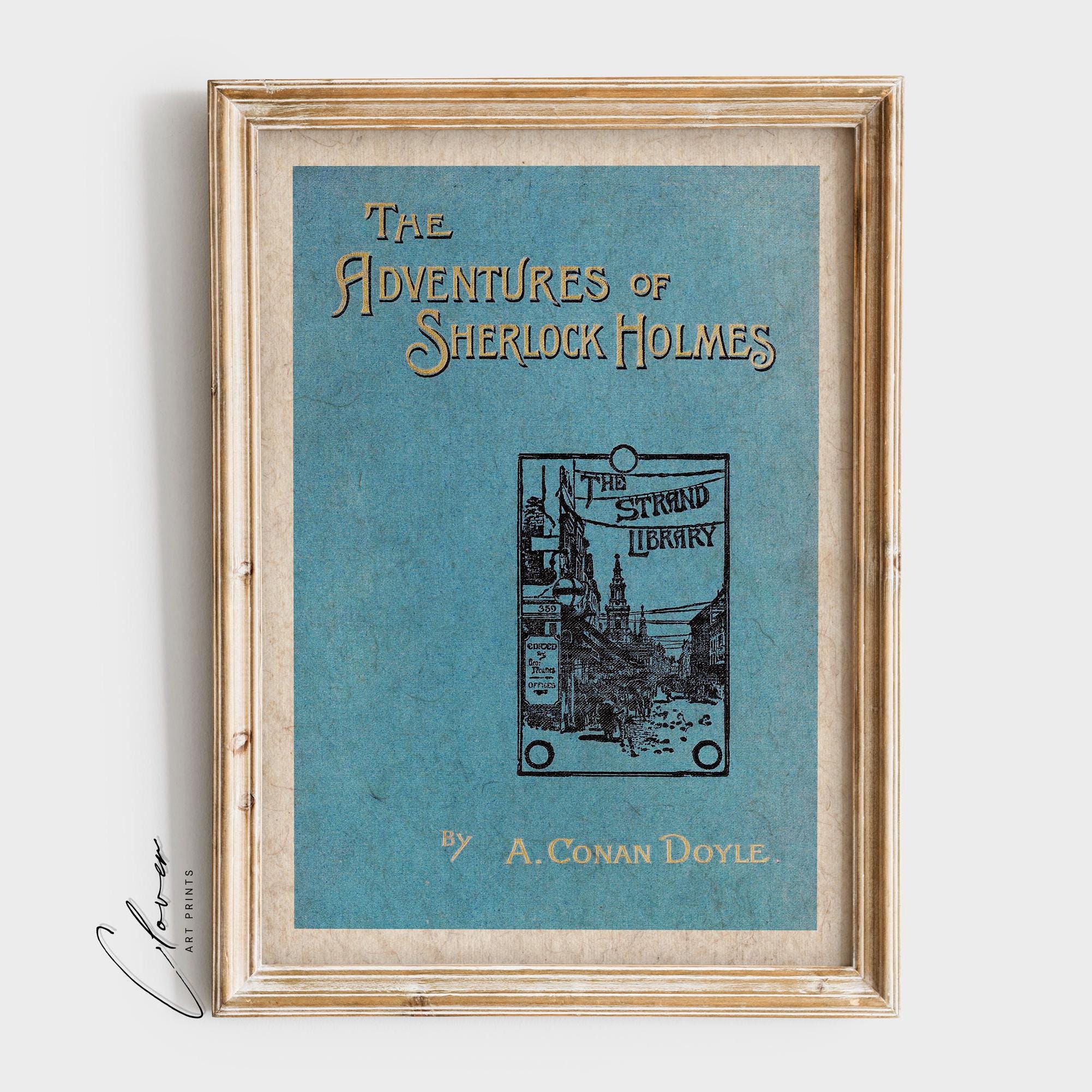 The Adventures of Sherlock Holmes Book Print | Vintage Sherlock