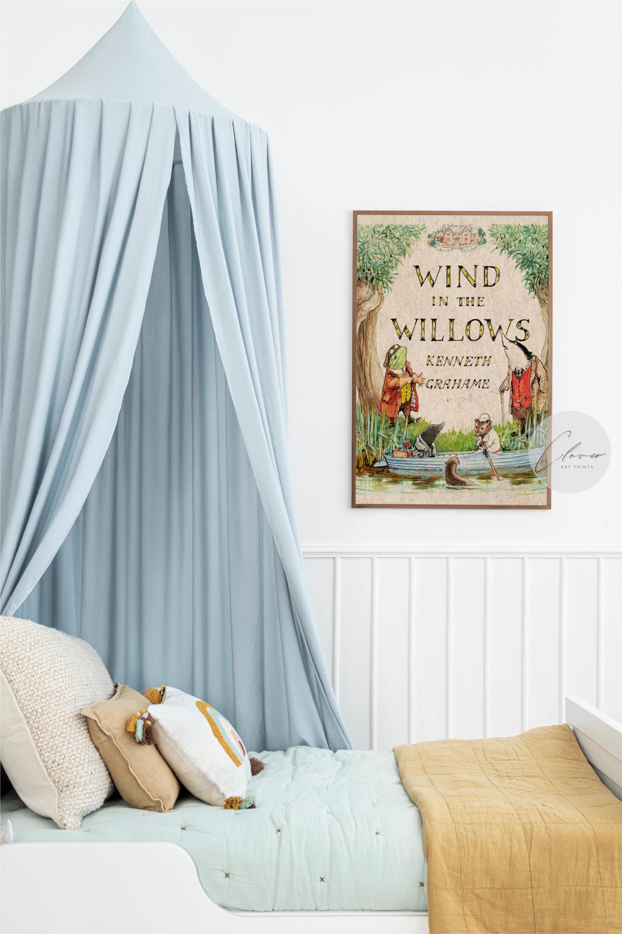 The Wind in the Willows Book Cover Art Print | Bookish Gift for Book ...
