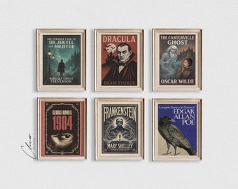 Halloween Gothic Book Cover Art Bundle – 6 Classic Horror