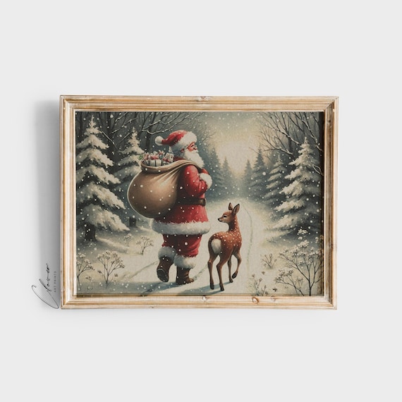 Toile sapin de Noël décoré – Art mural festif Toile sapin de Noël décoré – Art mural festif