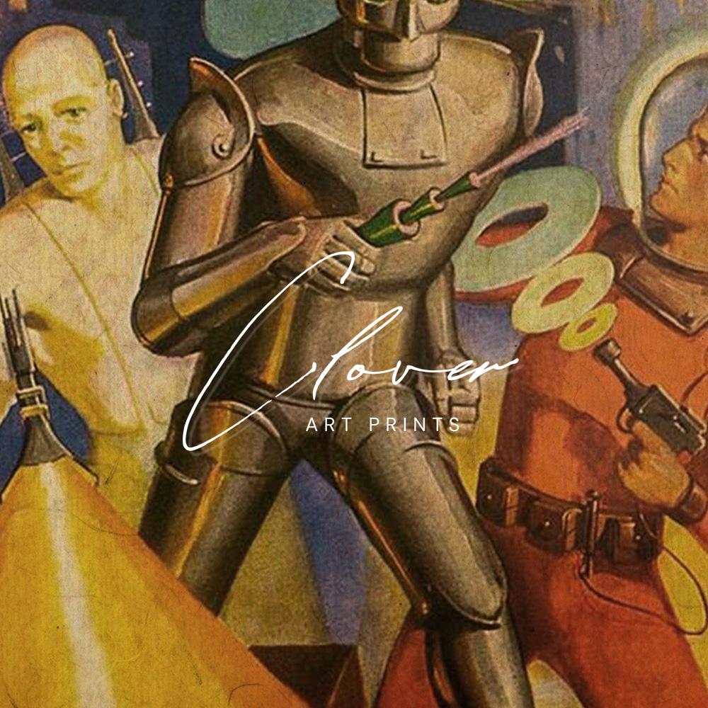 Captain Future Print | Vintage Movie Poster | the Big Bang Theory