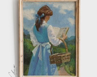 ヴィンテージカップル絵画 | 夫婦のアートプリント | 有名なデジタル