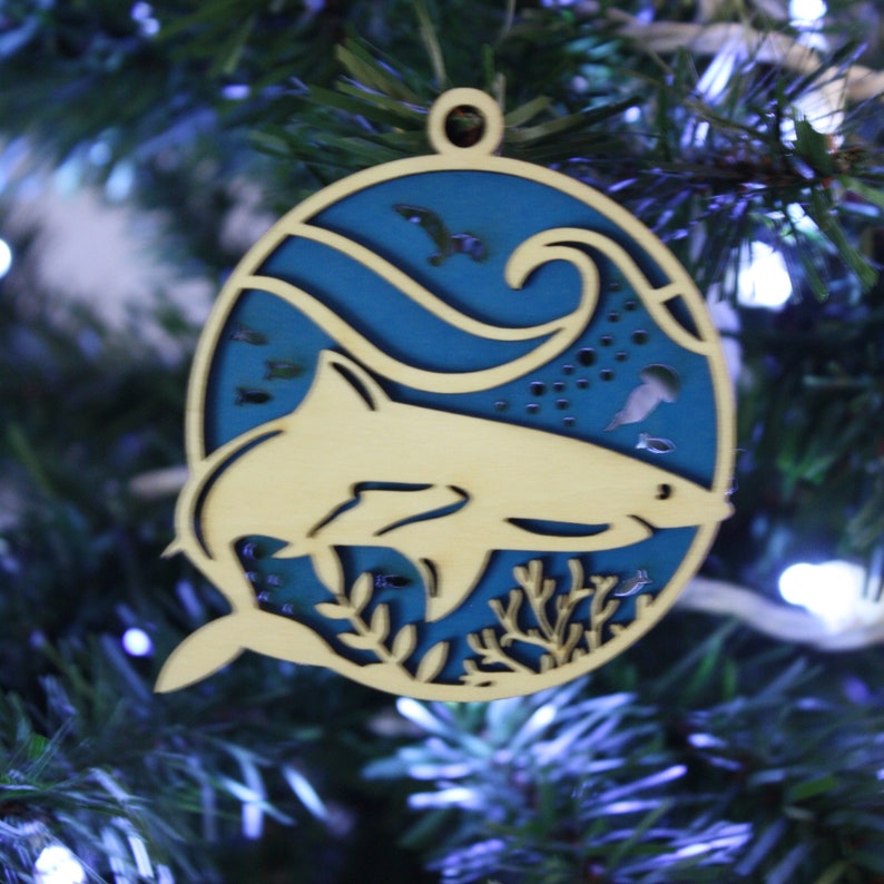 Sea Life Christmas Ornament Collection Sea Creatures Etsy