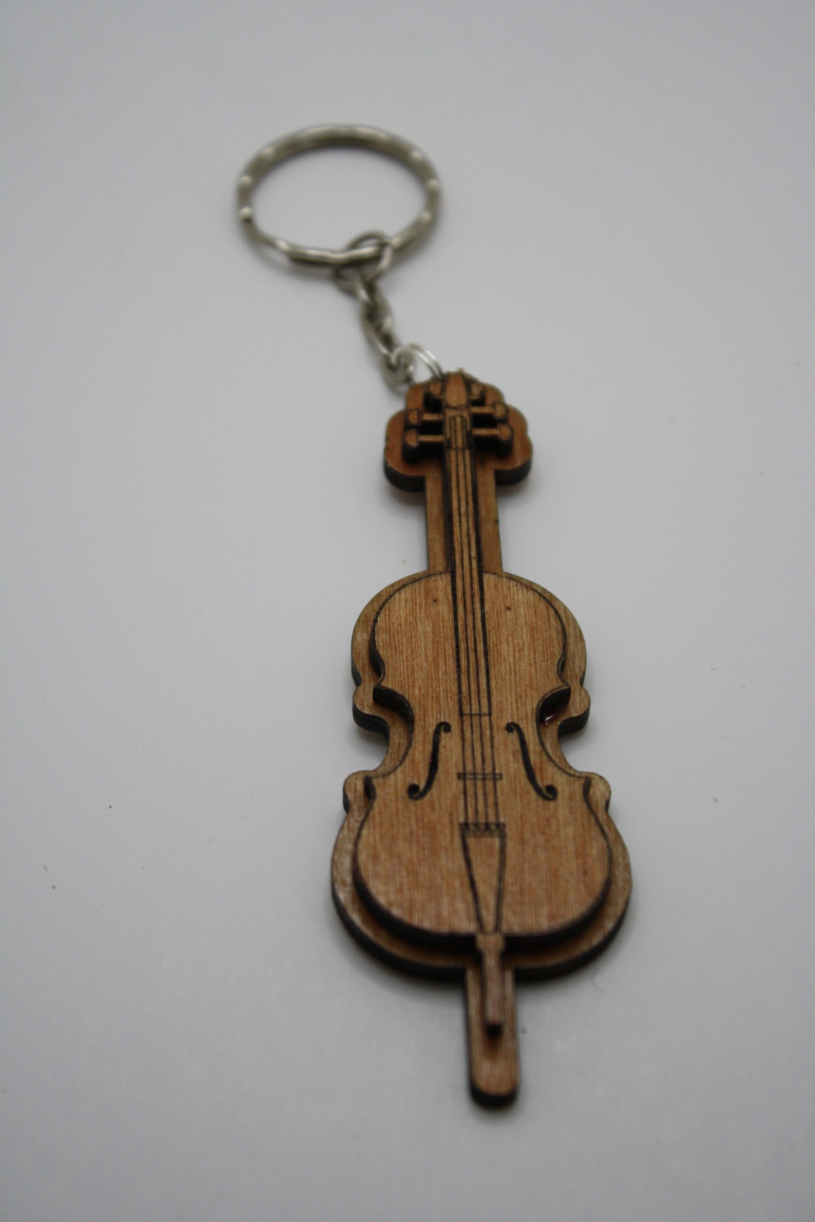 Wooden Cello Key Chain - Key Fob, Student Gift, Musician Gift, Music ...