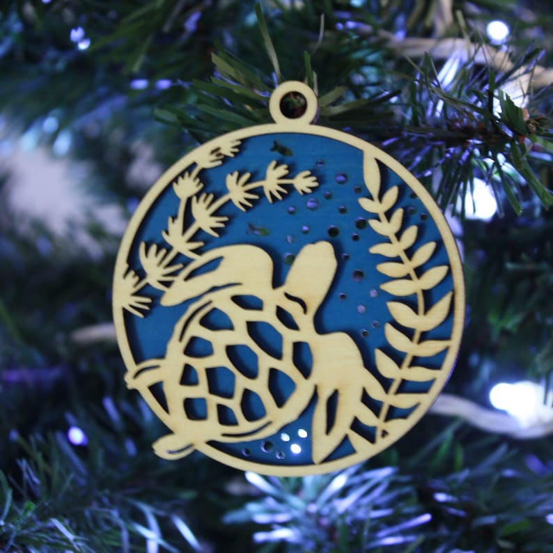 Sea Life Christmas Ornament Collection Sea Creatures Etsy