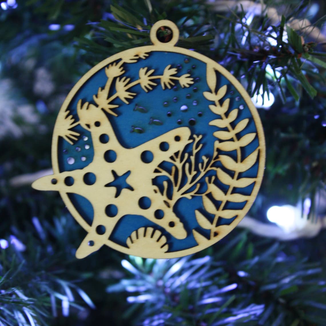 Sea Life Christmas Ornament Collection Sea Creatures Etsy