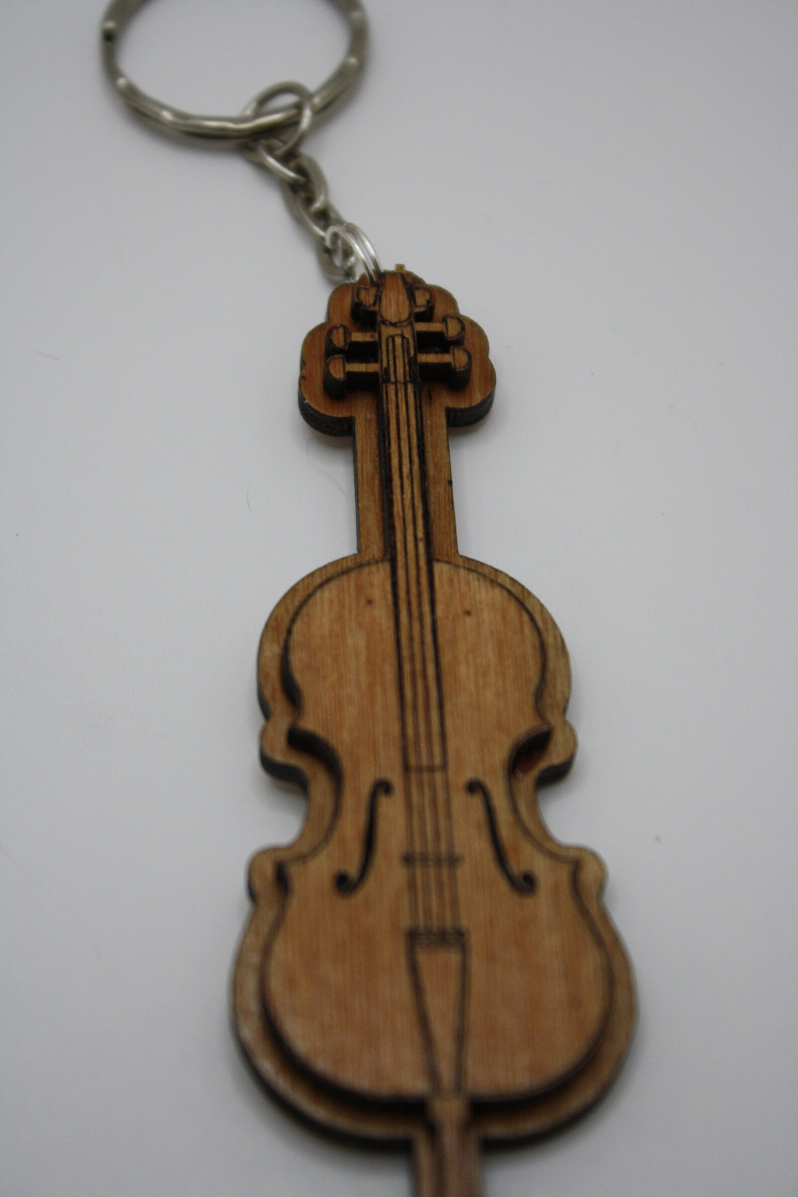 Wooden Cello Key Chain - Key Fob, Student Gift, Musician Gift, Music ...