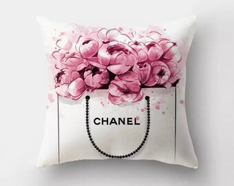 chanel decor pillow