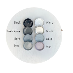 11 Sizes - Grey Terracotta Planter Saucers //Hand Painted Clay Saucers // 2&quot;, 3&quot;, 4&quot;, 5&quot;, 6&quot;, 8&quot;, 10&quot; drainage trays//drip tray