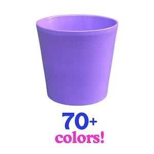 May include: A light purple ceramic planter. 70+ colors!
