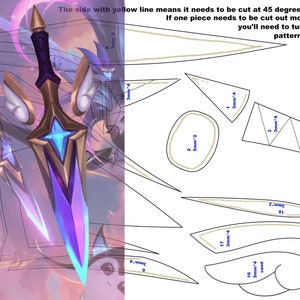 Pattern&gt; Star Guardian Akali Kunai from League of Legends