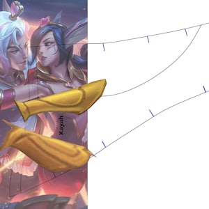 Pettern&gt; Schatz Xayah und Rakans Armschienen aus League of Legends