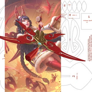 Pattern&gt; Mythmaker Seraphine Prop Wings from League of Legends Wild Rift