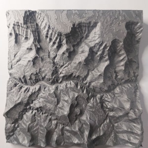 Gran Cañón-modelo 3d STL-archivo digital para impresión 3D-Mapa topográfico