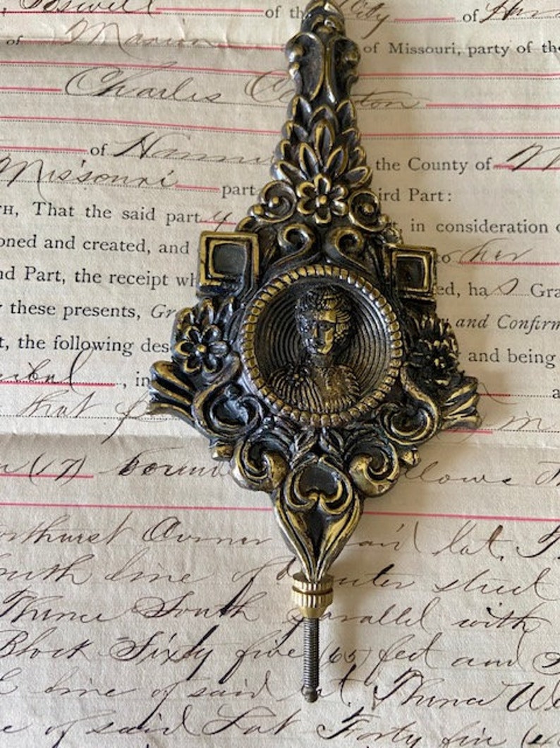 Antique Victorian Kitchen Wall Clock Pendulum Etsy