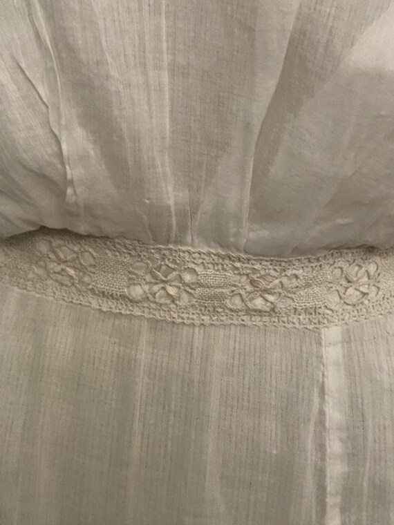 Antique Victorian Edwardian Batiste Cotton Full S… - image 7