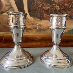 Vintage Towle Sterling Silver Candlesticks
