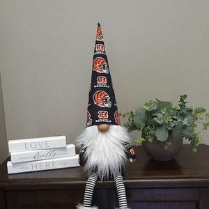 Gnomos y adornos de los Cincinnati Bengals