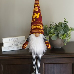 Washington Commanders Gnome & Ornament