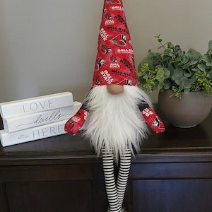 Ball State Cardinals Gnomes & Ornament