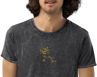 Darwin's Tree - Denim T-Shirt