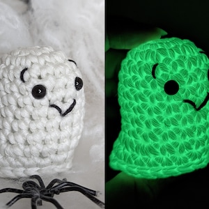 Halloween Crochet Ghost | Glow In The Dark | Halloween Decoration | Light Up At Night