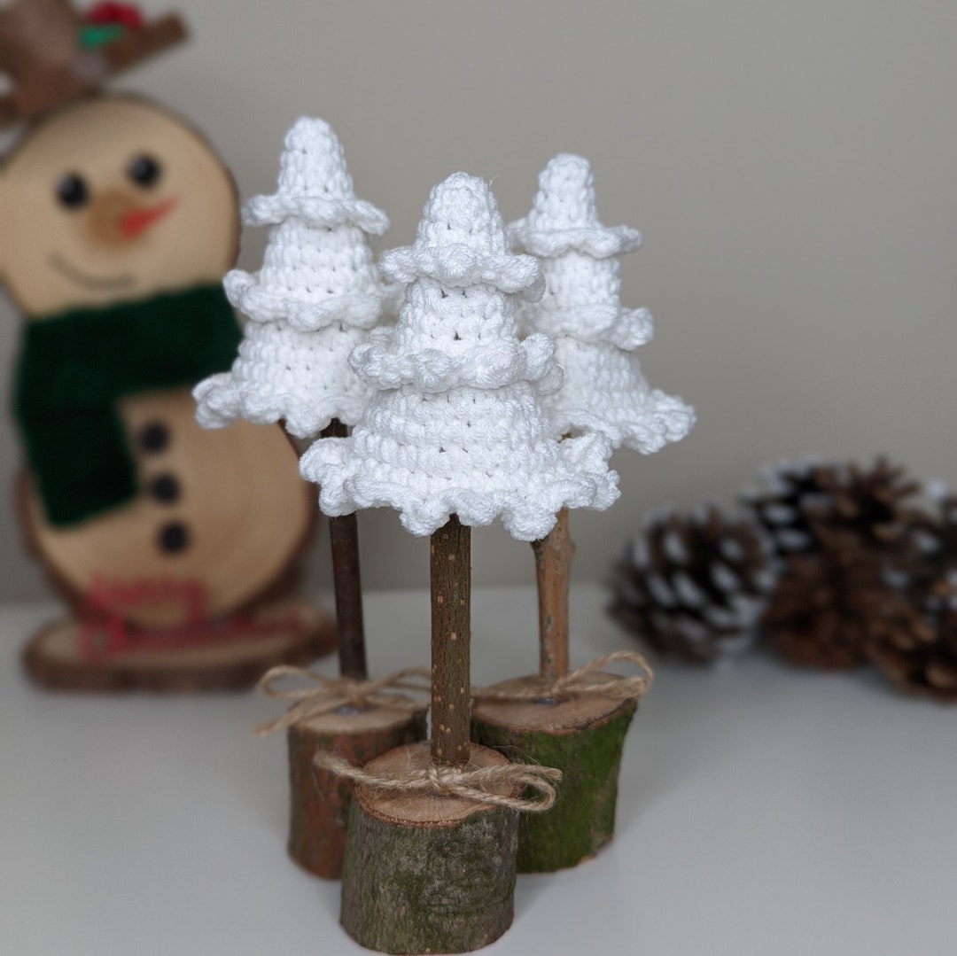 Crochet Rustic Tree | Rustic Decorative Tree Ornament - Etsy