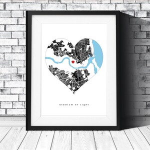 Estadio de la Luz - Mapa Print, Street Map Art, Football Map Poster, Map Print, City Map Wall Art, Mapa, Travel Poster, Sunderland Map Print